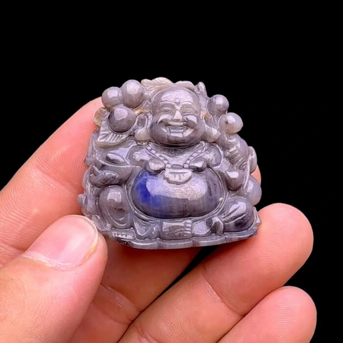 Mặt Phật Di Lặc - Đá Sapphire Tự Nhiên #MSP-231108-02 1