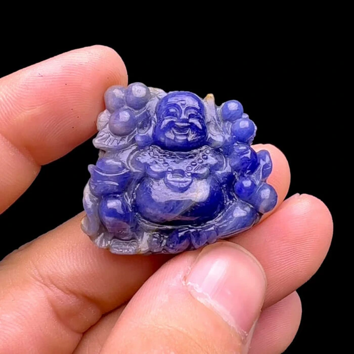 Mặt Phật Di Lặc - Đá Sapphire Tự Nhiên #MSP-231110-01 1