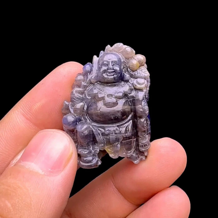 Mặt Phật Di Lặc - Đá Sapphire Tự Nhiên #MSP-231110-05 1