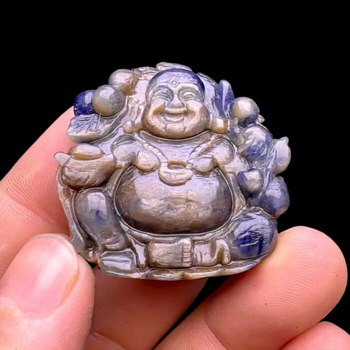 Mặt Phật Di Lặc - Đá Sapphire Tự Nhiên #MSP-231111-08 1