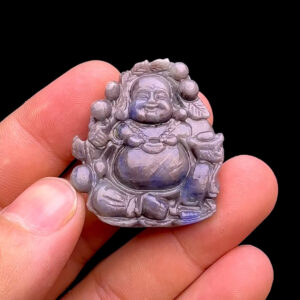 Mặt Phật Di Lặc - Đá Sapphire Sao Tự Nhiên #MSP-231112-04