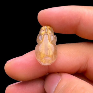 Mặt Tỳ Hưu - Thạch Anh Tóc Vàng #MTV-231105-03