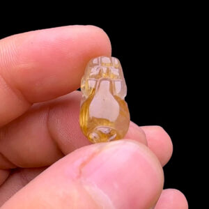 Mặt Tỳ Hưu - Thạch Anh Tóc Vàng Bã Mía #MTV-231107-02