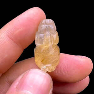 Mặt Tỳ Hưu - Thạch Anh Tóc Vàng #MTV-231107-07