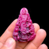 Mặt Quan Thế Âm Bồ Tát - Đá Ruby Tự Nhiên #MRB-231202-03 3