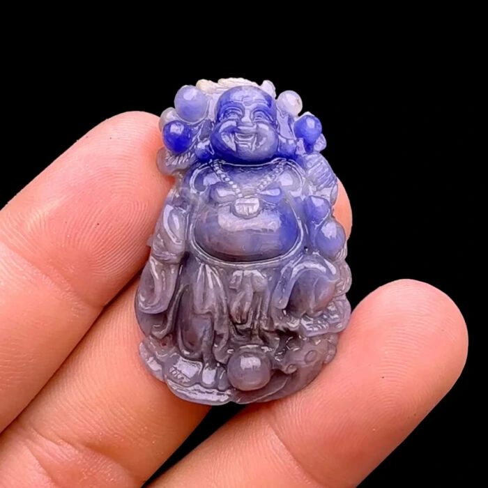 Mặt Phật Di Lặc - Đá Sapphire Sao Tự Nhiên #MSP-231114-06 1
