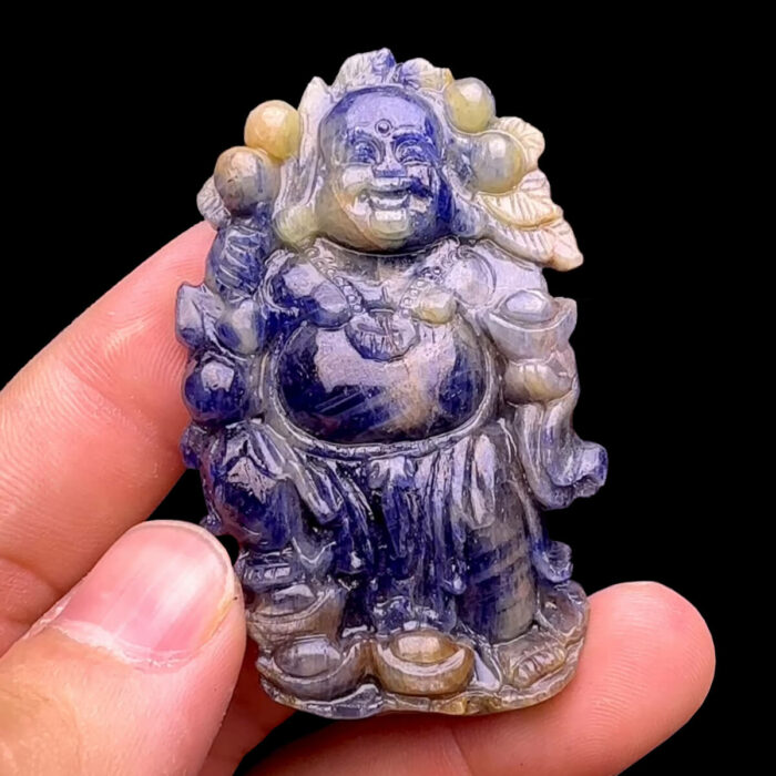 Mặt Phật Di Lặc - Đá Sapphire Tự Nhiên #MSP-231115-08