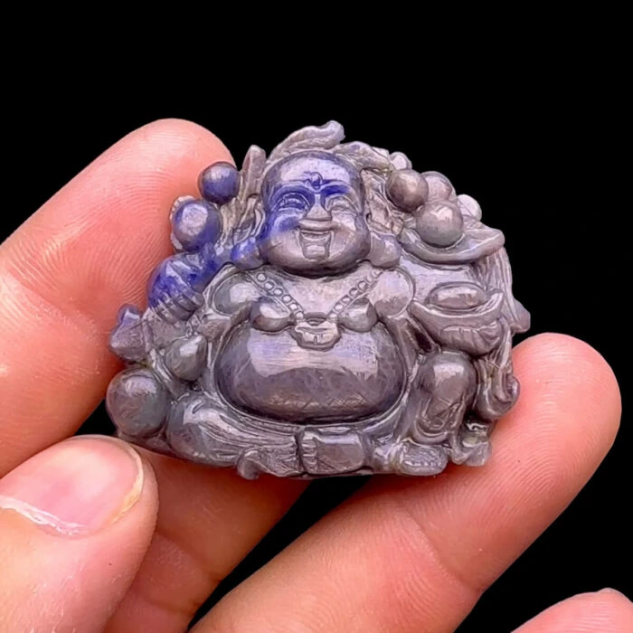 Mặt Phật Di Lặc - Đá Sapphire Sao Tự Nhiên #MSP-231115-06 1