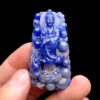 Mặt Quan Thế Âm Bồ Tát - Đá Sapphire Tự Nhiên #MSP-240205-03 1