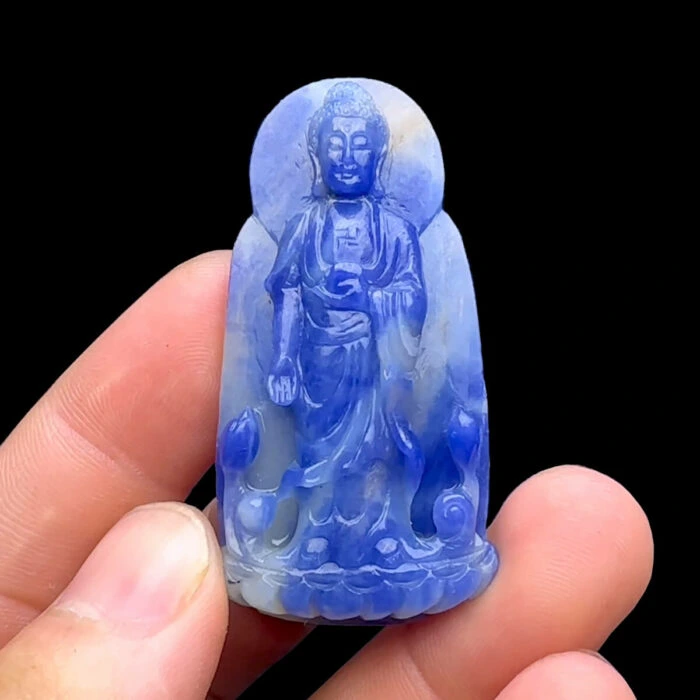 Mặt Phật A Di Đà - Đá Sapphire Tự Nhiên #MSP-240205-05 1