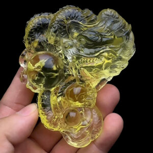 Mặt Rồng - Đá Thạch Anh Vàng Tự Nhiên #MTAV-240204-01