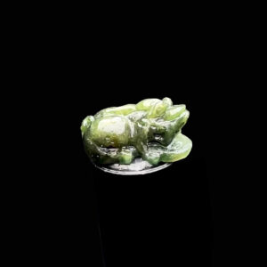 Mặt Cụ Tỳ Hưu Tài Lộc - Đá Tourmaline Lục Yên #MTM-240401-05