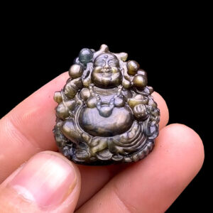 Mặt Phật Di Lặc - Đá Sapphire Sao Phan Thiết #MSP-240502-04