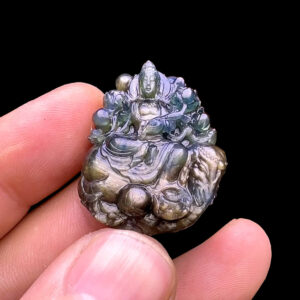 Mặt Phổ Hiền Bồ Tát - Đá Sapphire Sao Phan Thiết #MSP-240502-07