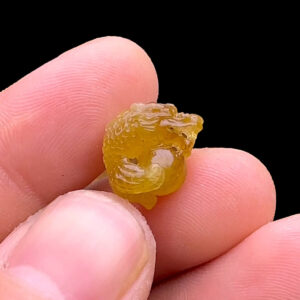 Mặt Cá Chép Hoá Rồng - Đá Tourmaline Lục Yên #MTM-240404-01