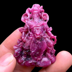 Mặt Quan Thánh Đế Quân – Đá Ruby Tự Nhiên #MRB-240706-03