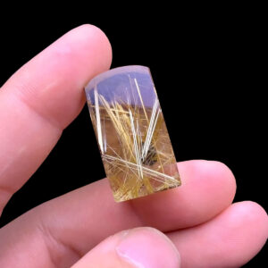 Phôi - Mặt Trơn - Thạch Anh Tóc Vàng #MTV-250201-02